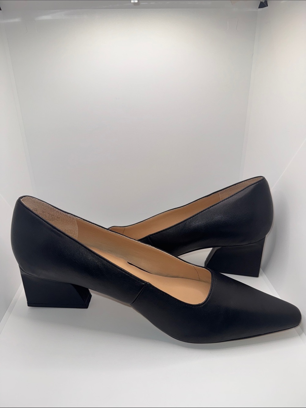 Franco Sarto Samira Leather Heels Pump Women’s 11 Black - Picture 5 of 9